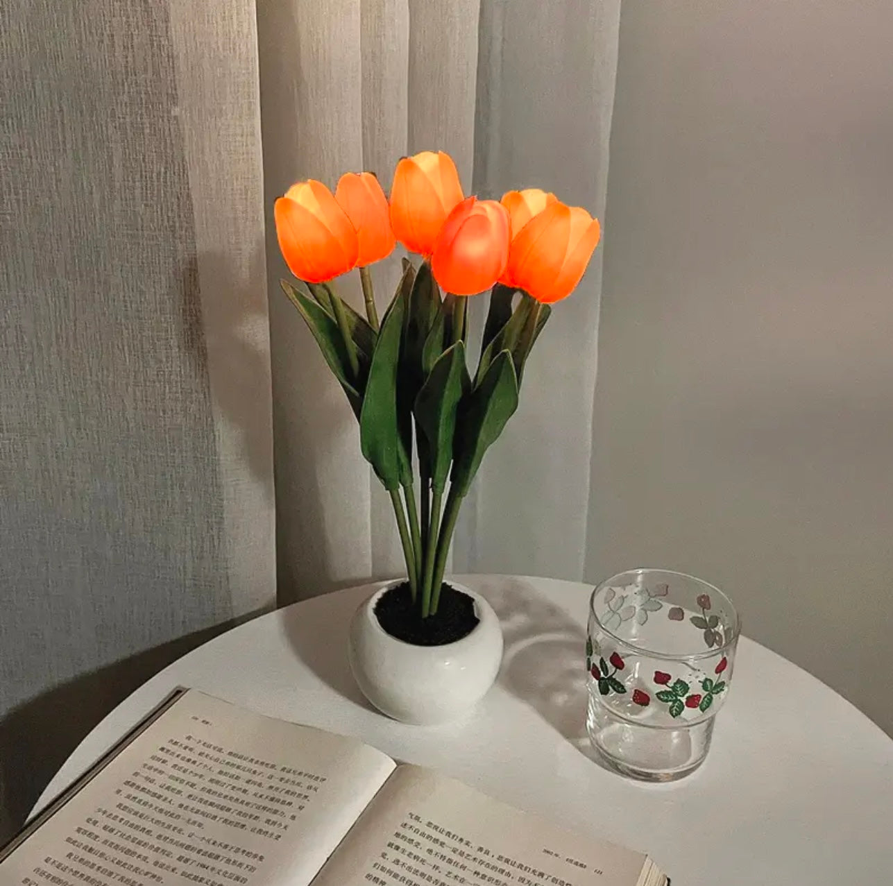 Tulpen nacht lampje