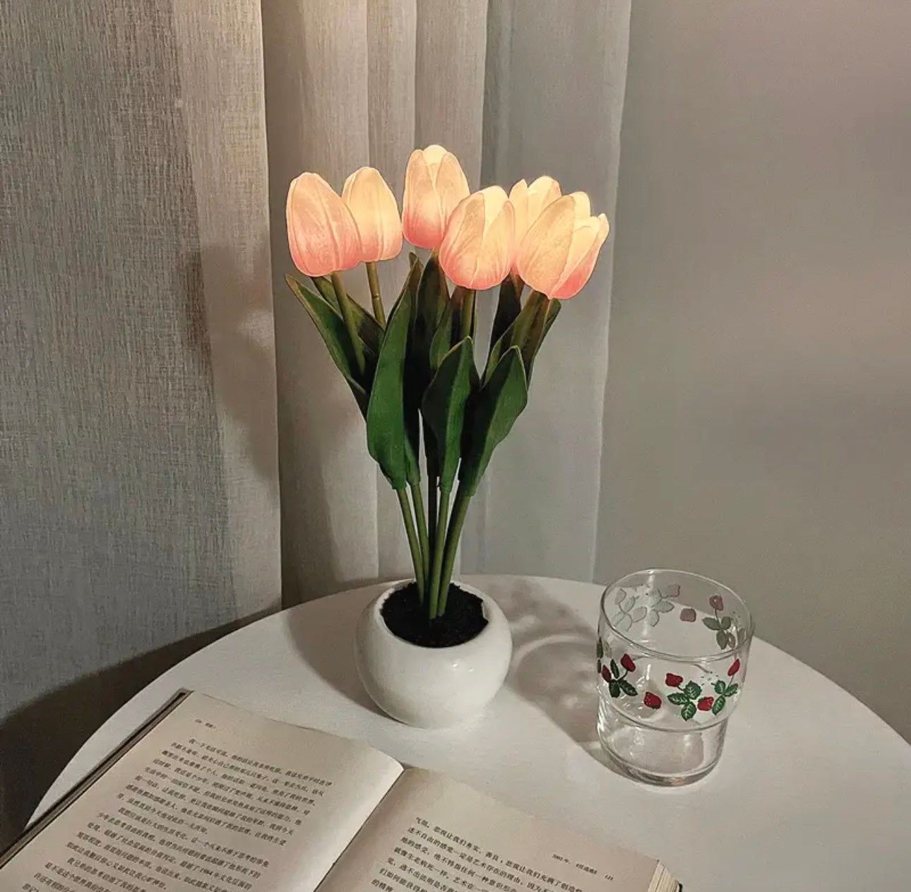 Tulpen nacht lampje