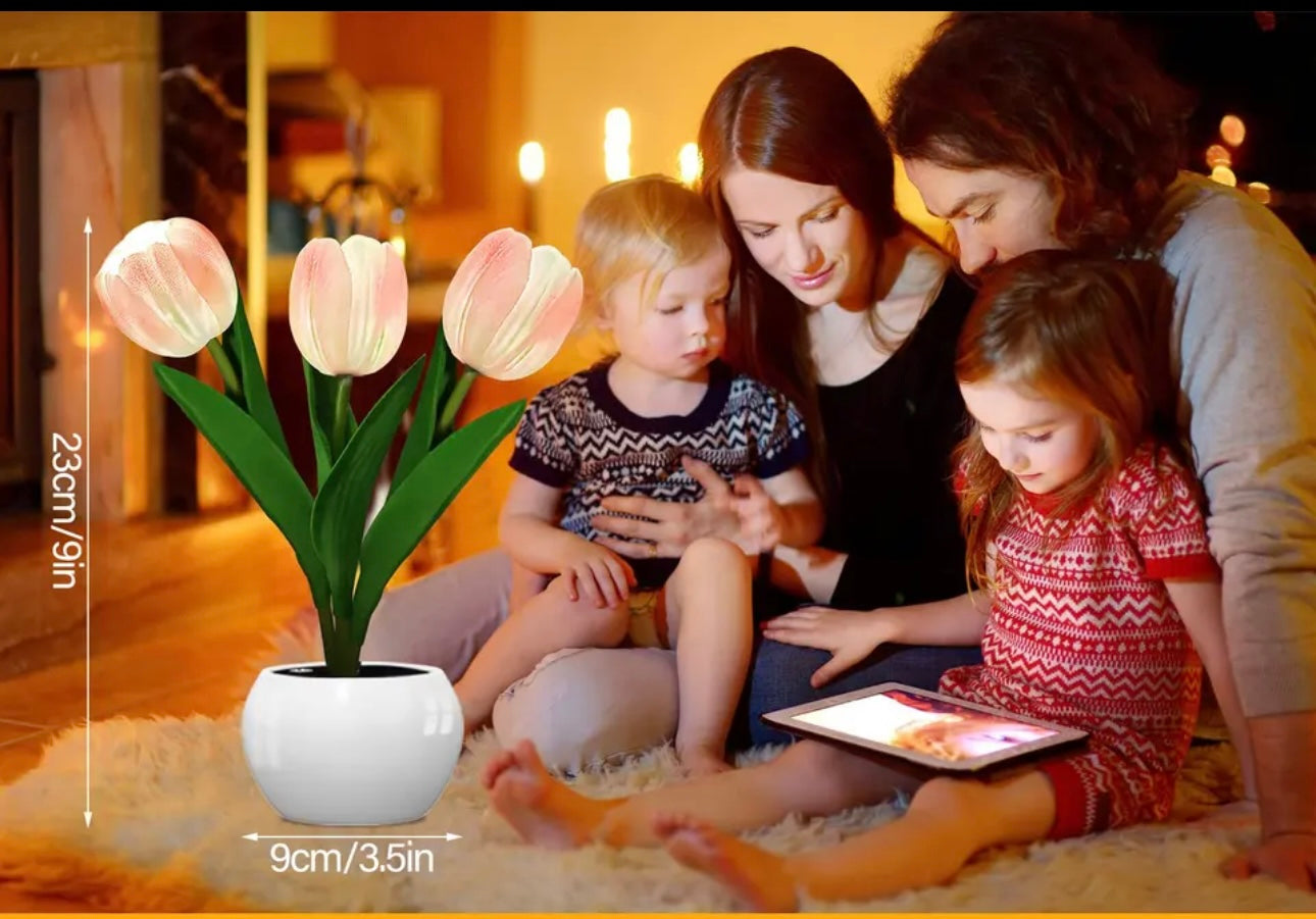 Tulpen nacht lampje