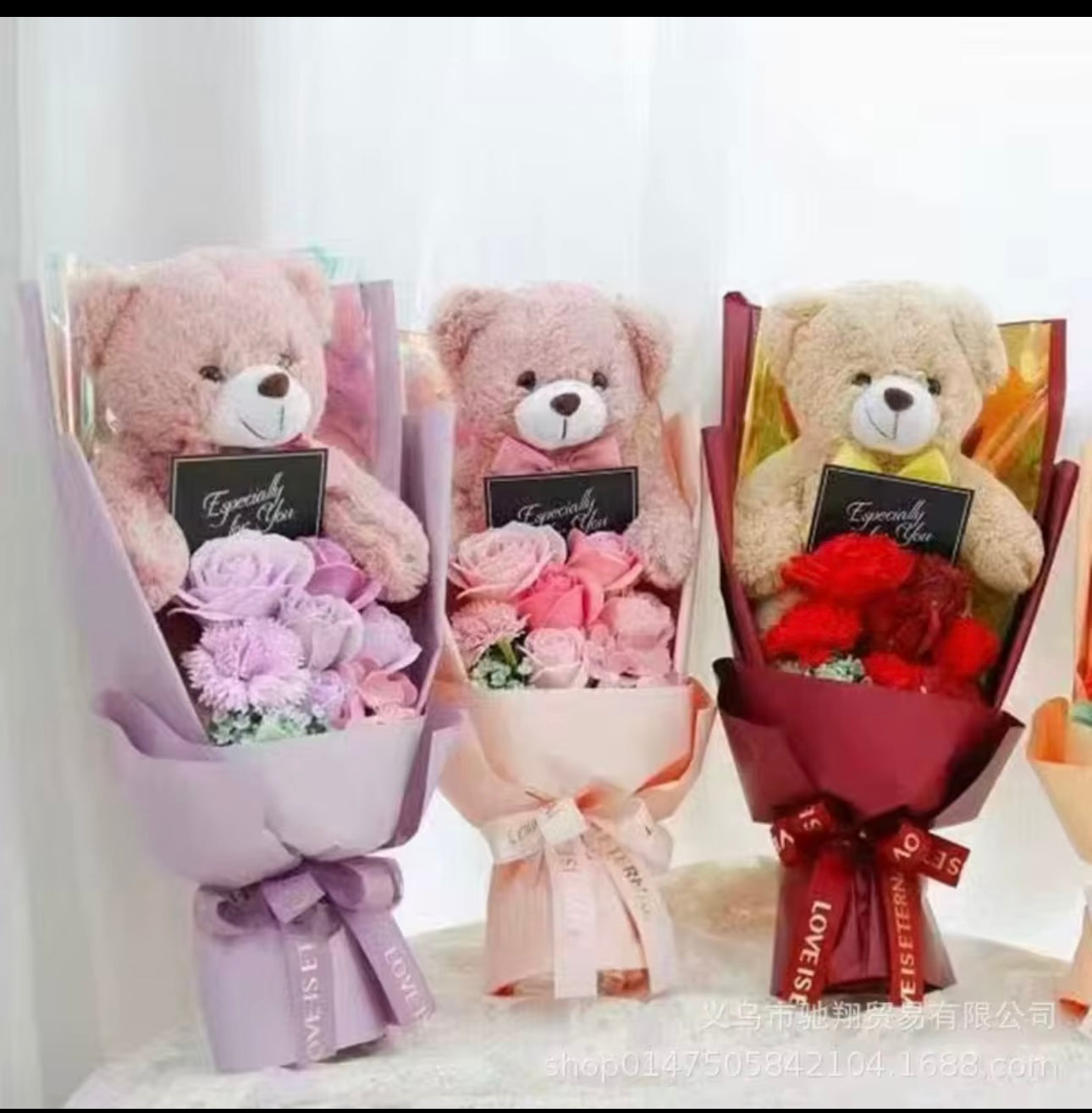 Bear & roses Giftbox