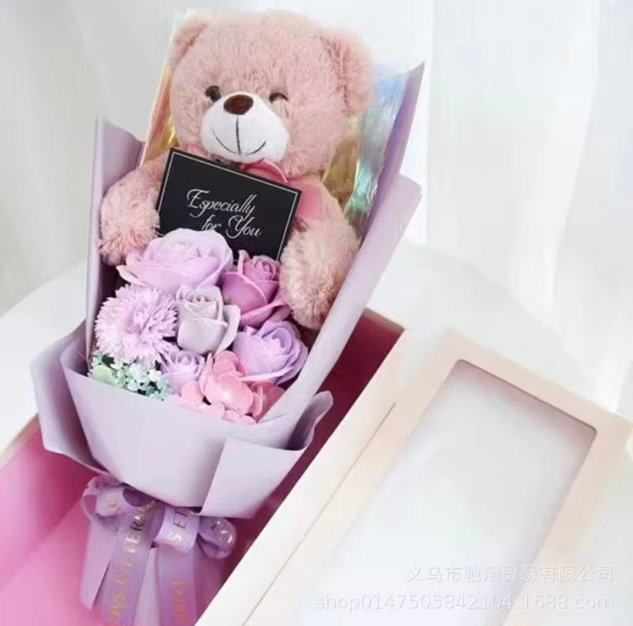 Bear & roses Giftbox