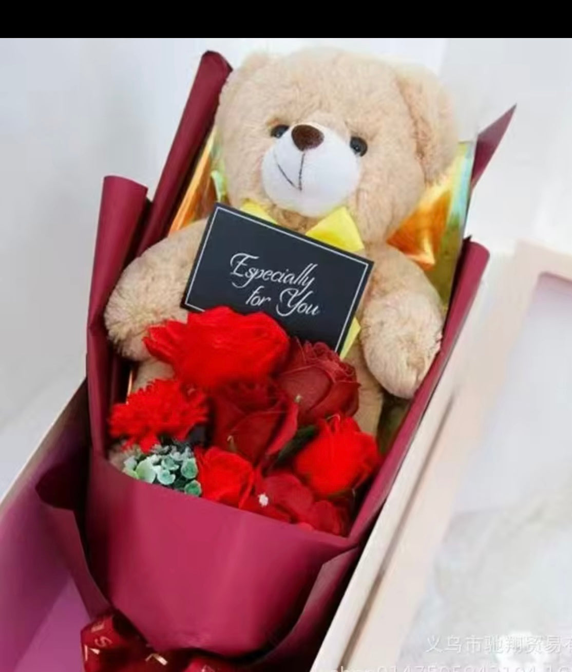 Bear & roses Giftbox