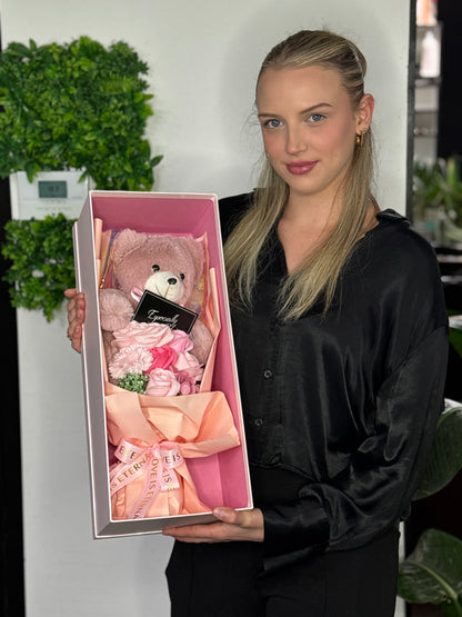 Bear & roses Giftbox