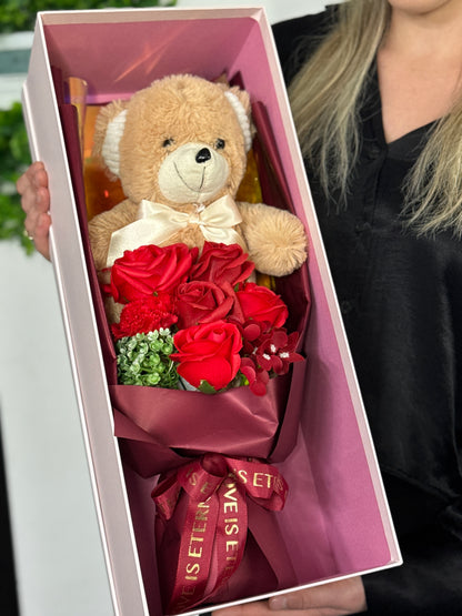 Bear & roses Giftbox